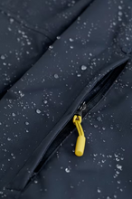 Load image into Gallery viewer, Sea Salt - Janelle Waterproof Coat - Squid Ink