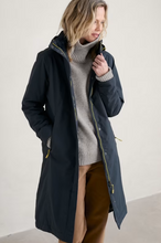 Load image into Gallery viewer, Sea Salt - Janelle Waterproof Coat - Squid Ink