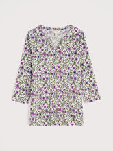 Load image into Gallery viewer, Sea Salt - Kellow Top in Blotted Anemone Chalk