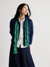 Load image into Gallery viewer, Sea Salt - Larissa Scarf in Woodland Floral Dark Stem