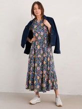 Load image into Gallery viewer, Sea Salt - Line Strokes Dress - Rustic Floral Maritime