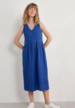 Load image into Gallery viewer, Sea Salt - Lowland Heather Dress in Bright Marine