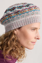 Load image into Gallery viewer, Sea Salt - Lundy Bay Beret - Harlyn Pink Grass Multi