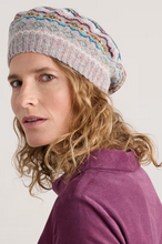Load image into Gallery viewer, Sea Salt - Lundy Bay Beret - Harlyn Pink Grass Multi