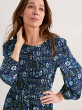 Load image into Gallery viewer, Sea Salt - Meadowsweet Dress - Cabin Sampler Maritime