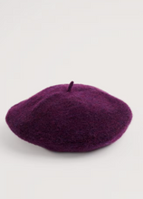 Load image into Gallery viewer, Sea Salt - Needle Tip Beret in Grape