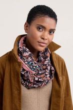 Load image into Gallery viewer, Sea Salt - New Everyday Circle Scarf - Mallow Bloom Border Pink Grass