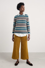 Load image into Gallery viewer, Sea Salt - Percella Cove Jumper in Weaving Needle Dark Eden Mix