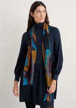 Load image into Gallery viewer, Sea Salt - Pretty Printed Scarf in Zennor Stack Dark Rye