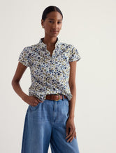 Load image into Gallery viewer, Sea Salt - Rushmaker Shirt in Beach Blooms Chalk