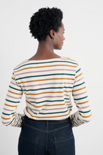 Load image into Gallery viewer, Sea Salt - Sailor Shirt in Tri Breton Verte