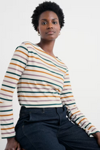 Load image into Gallery viewer, Sea Salt - Sailor Shirt in Tri Breton Verte