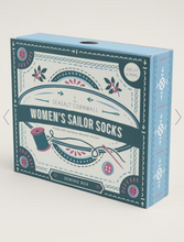 Load image into Gallery viewer, Sea Salt - Sailor Socks Box of 4 Sewing - Corbel Mix