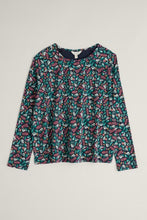 Load image into Gallery viewer, Sea Salt - Setting Sun Pyjamas - Sunlit Leaves Dark Jade