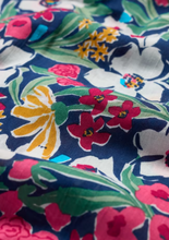 Load image into Gallery viewer, Sea Salt - Summer Scarf in Garden Flowers Night