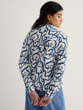 Load image into Gallery viewer, Sea Salt - Teasel Head Shirt in Ink Strokes Chalk