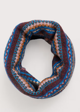 Load image into Gallery viewer, Sea Salt - Touchstone Snood Star in Jasmine Coal Jetty Mix