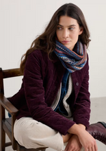 Load image into Gallery viewer, Sea Salt - Touchstone Snood Star in Jasmine Coal Jetty Mix