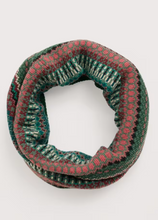 Load image into Gallery viewer, Sea Salt - Touchstone Snood in Weaving Needle Dark Forage