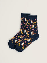 Load image into Gallery viewer, Sea Salt - Bamboo Arty Socks in Lazy Days Maritime