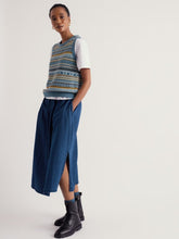 Load image into Gallery viewer, Sea Salt - Cove Cottage Vest in Carved Relief Cadet Multi