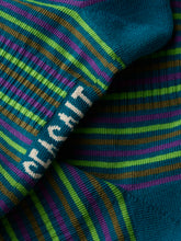 Load image into Gallery viewer, Sea Salt - Cushioned Crew Socks in Woad Dune Grass Multi