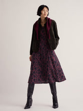 Load image into Gallery viewer, Sea Salt - Enor Dress in Allium Flowers Plum Berry