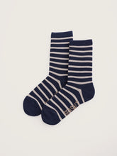 Load image into Gallery viewer, Sea Salt - Sailor Socks in Breton Magpie