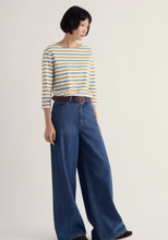 Load image into Gallery viewer, Sea Salt - Sailor Top in Tri Breton Golden Pear