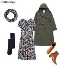 Load image into Gallery viewer, Sea Salt - Penweathers Trench Coat - Light Nori