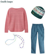 Load image into Gallery viewer, Crew Clothing - Stitch Detail Jumper in Flamingo Pink