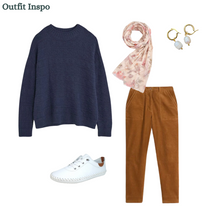 Load image into Gallery viewer, Sea Salt - Penkestle Jumper in Maritime