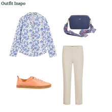 Load image into Gallery viewer, White Stuff - Annie Jersey Shirt in White Print