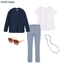 Load image into Gallery viewer, White Stuff - Carly Linen Cardi in Dark Navy
