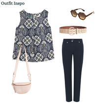Load image into Gallery viewer, White Stuff - Paradise Cotton Vest in Navy Print