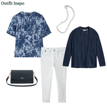Load image into Gallery viewer, Crew Clothing - Sophie Blouse in Bonnie Blue