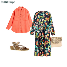 Load image into Gallery viewer, White Stuff - Lydia Linen Shirt in Bright Orange