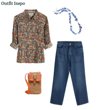 Load image into Gallery viewer, Sea Salt - Larissa Shirt in Still Life Basket
