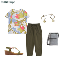 Load image into Gallery viewer, White Stuff - Abbie Tee in Ivory Multi