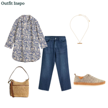 Load image into Gallery viewer, White Stuff - Bianca Linen Tunic in Ivory Print