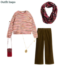 Load image into Gallery viewer, White Stuff - Rosie Space Dye Jumper - Pink Multi