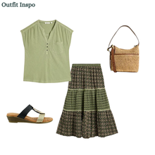 Load image into Gallery viewer, White Stuff - Cecily Sleeveless Shirt in Khaki Green