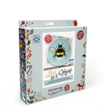 Load image into Gallery viewer, The Crafty Kit Company - Bee In A Hoop - Needle Felting Kit