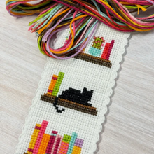 Load image into Gallery viewer, The Crafty Kit Company - Book Lover - Cross Stitch Bookmark Kit