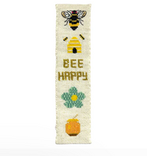 Load image into Gallery viewer, The Crafty Kit Company - Honey Bee - Cross Stitch Bookmark Kit