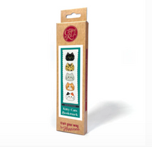 Load image into Gallery viewer, The Crafty Kit Company - Cross Stitch Bookmark Kit - Kitty Cats