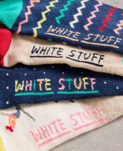 Load image into Gallery viewer, White Stuff - 4PK Christmas Ankle Socks - Navy Multi