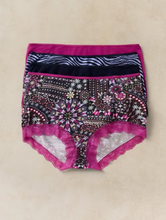 Load image into Gallery viewer, White Stuff - 4 Pack Hipster Knicker Set in Navy Multi