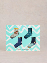 Load image into Gallery viewer, White Stuff - 4 Pack Winter Walk Ankle Sock