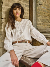 Load image into Gallery viewer, White Stuff - Annabelle Lace Trim Top in Pale Ivory